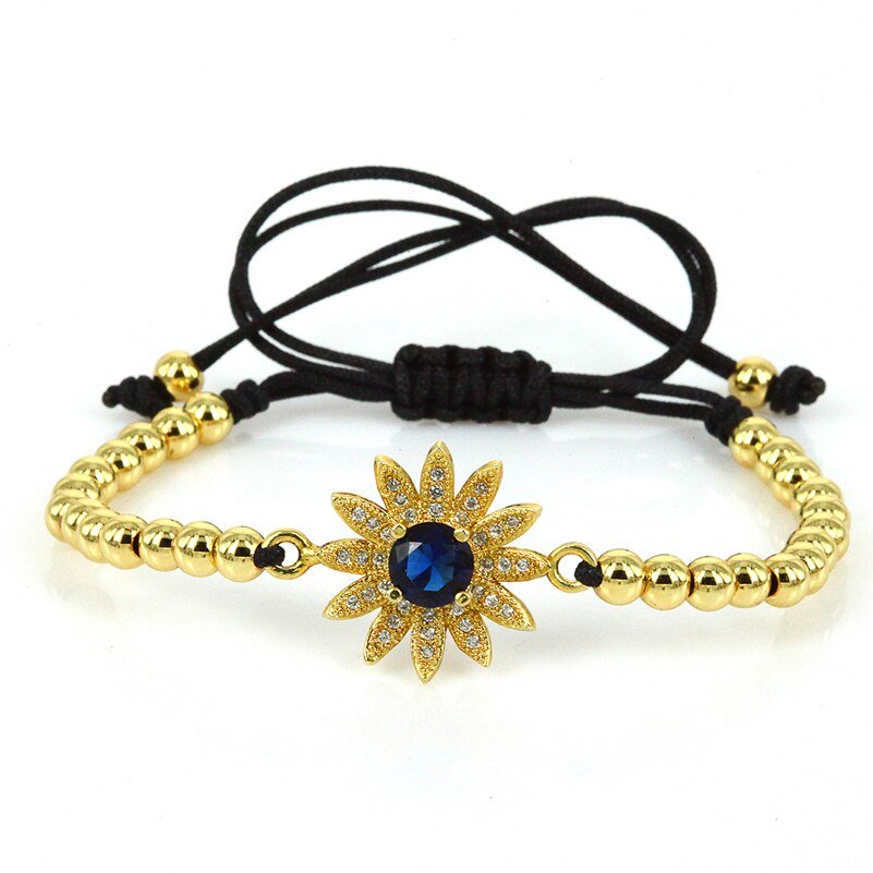 Sunflower Bead Bracelet | Sunflower Jewelry