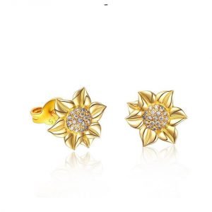 rose valley sunflower earrings for women main 0 1