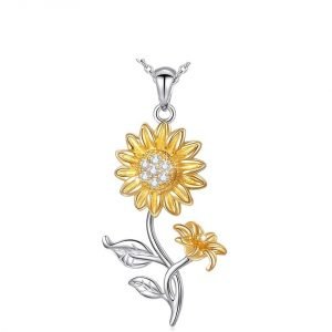 rose valley sunflower pendant necklace f main 0 5