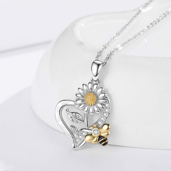 Sunflower Charm Necklace