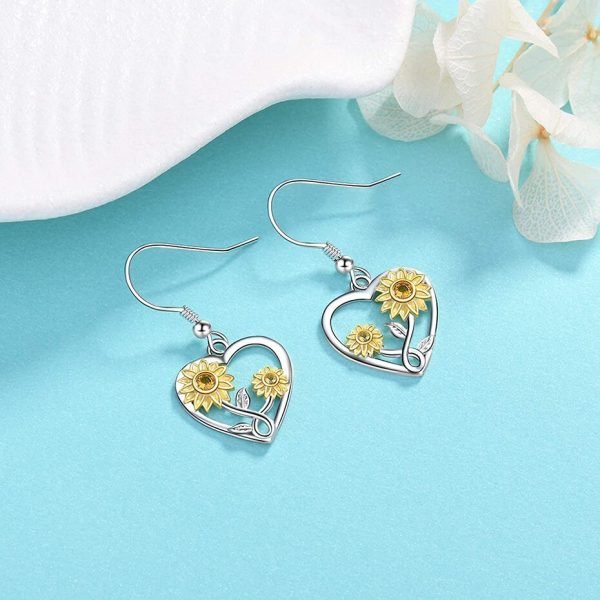 Cute Sunflower Earrings